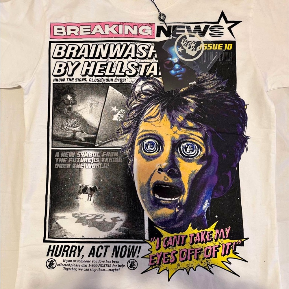 Hellstar Breaking News T-Shirt M